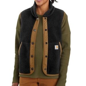 Carhartt Black Sherpa Vest